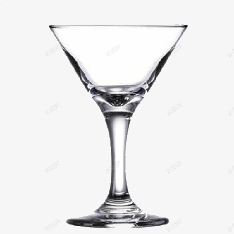 透明玻璃杯png免抠素材_新图网 https://ixintu.com 杯子 玻璃 酒杯 鸡尾酒杯