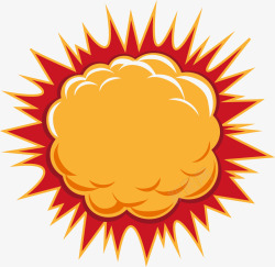 爆炸爆炸标爆炸云星状素材