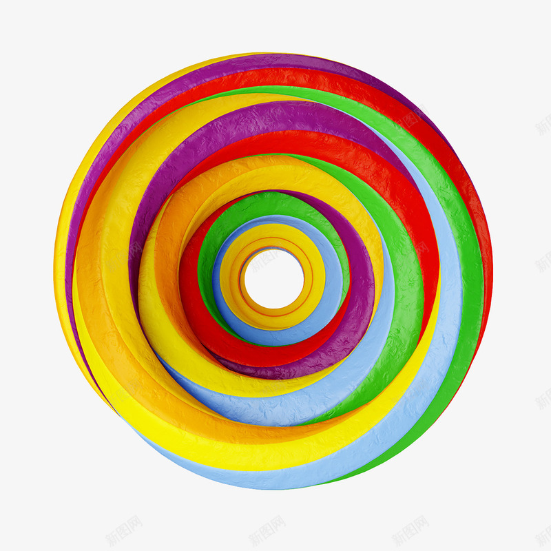 多彩圆形图案造型png免抠素材_新图网 https://ixintu.com 创意图案造型 多彩圆形 棒棒糖造型图案