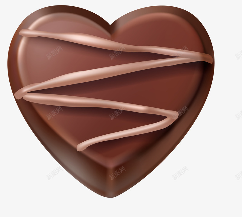 爱心牛奶巧克力png免抠素材_新图网 https://ixintu.com 巧克力 爱心巧克力 牛奶巧克力 矢量png 美味巧克力 零食