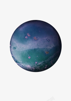 精致球体手绘星球高清图片