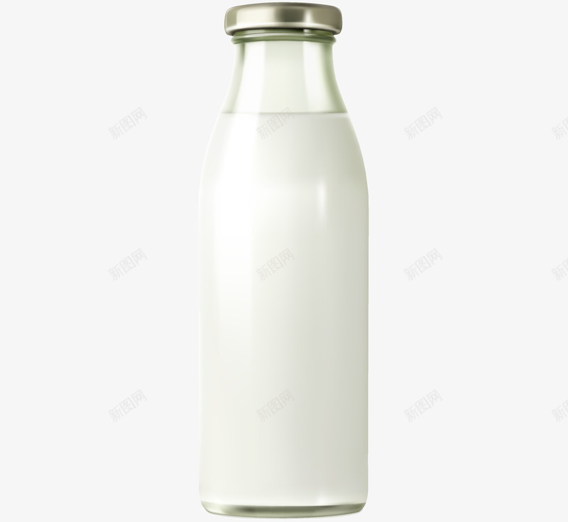精美牛奶瓶子矢量图ai免抠素材_新图网 https://ixintu.com 牛奶 瓶子 精美 矢量图