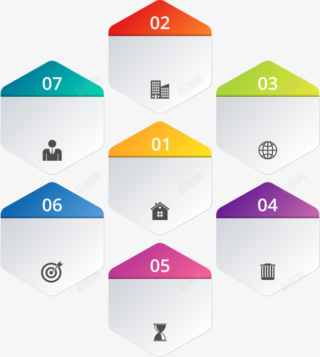 六边形图表标签png免抠素材_新图网 https://ixintu.com PPT元素 信息 六边形 分类 商务图表 图表 图表标签 数据