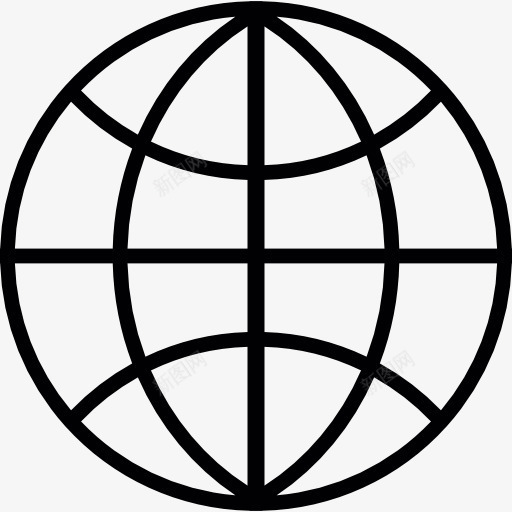 全球网格标志图标png_新图网 https://ixintu.com 全世界 标志 标识 环球 符号 网