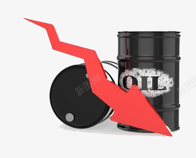 石油油价下降的标识图标图标