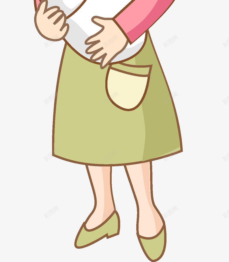 抱着宝宝的母亲卡通图png免抠素材_新图网 https://ixintu.com 婴儿 宝宝 插图 母亲 漂亮的 高兴地