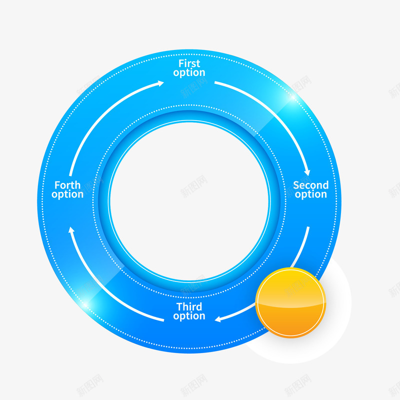 圆环信息图表png免抠素材_新图网 https://ixintu.com PPT 信息 分类 商务 图表 多彩 示意图 统计 说明 质感