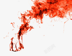 浓浓的烟雾图片红色的烟雾片高清图片