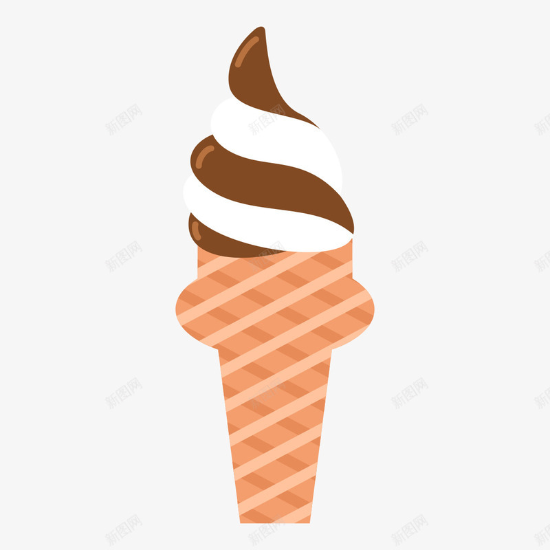 手绘巧克力牛奶冰淇淋png免抠素材_新图网 https://ixintu.com 冰淇淋 巧克力 手绘 手绘巧克力牛奶冰淇淋 牛奶