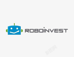 智能机器人图标蓝色人工智能logo图标高清图片