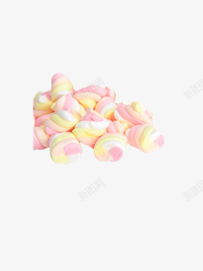 棉花糖png免抠素材_新图网 https://ixintu.com 少女 棉花糖 甜食 粉色 食物