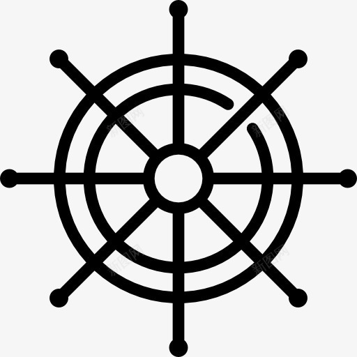 船的方向盘图标png_新图网 https://ixintu.com 导航 帆船 海军 船 驾驶