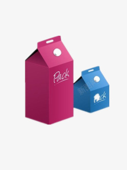 牛奶包装盒素材