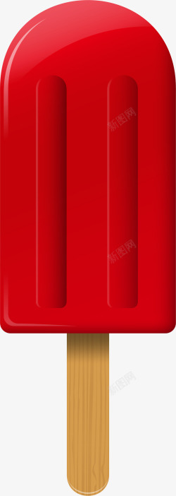 红色冰棒红色的冰棒高清图片