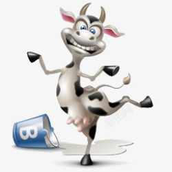 奶牛跳舞跳舞的奶牛高清图片