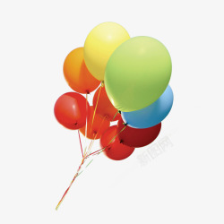 多彩简约气球装饰图案素材