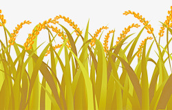 麦子草丛卡通漫画草丛麦子高清图片