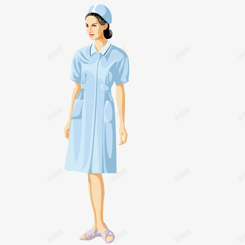 漂亮的护士png免抠素材_新图网 https://ixintu.com 卡通 护士 漂亮