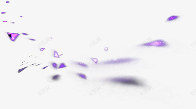 紫色海报模糊光效png免抠素材_新图网 https://ixintu.com 模糊 海报 紫色