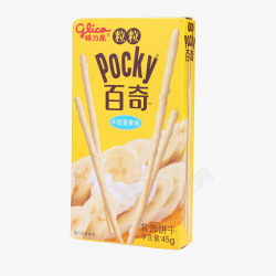 味的牛奶饼干汤香蕉牛奶格力高高清图片