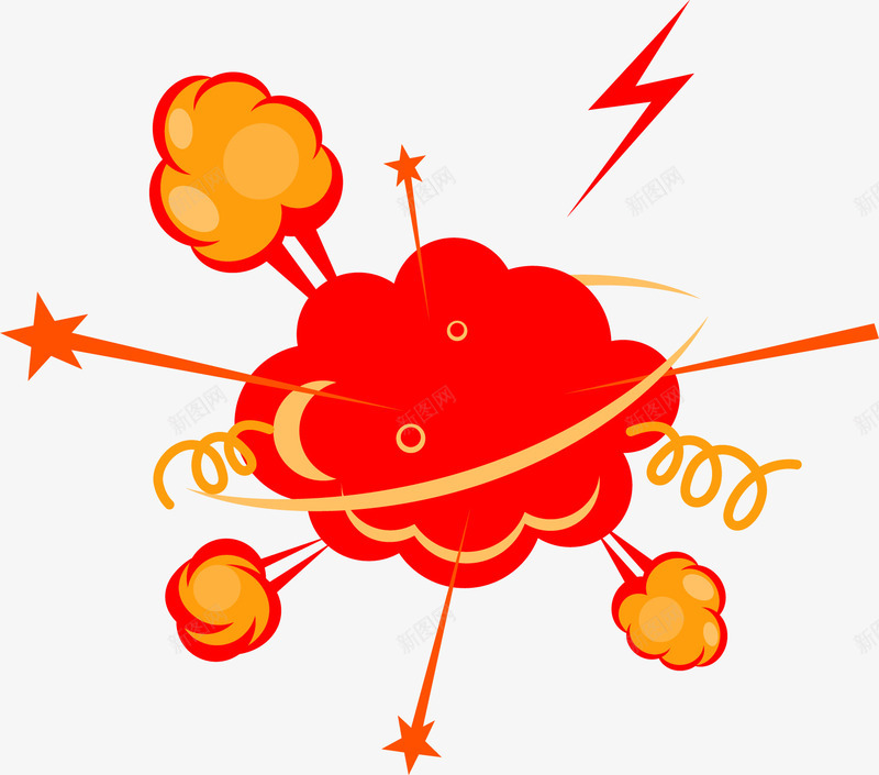 爆炸爆炸标爆炸云星状png免抠素材_新图网 https://ixintu.com 星状 爆炸 爆炸云 爆炸标