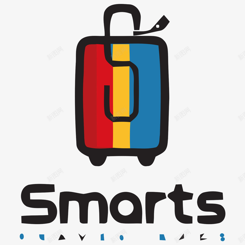 行李箱logo矢量图图标ai_新图网 https://ixintu.com logo logo设计 旅游 旅游logo 旅游logo设计 旅游标识 行李箱logo 矢量图