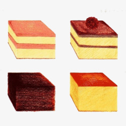 方块面包方块面包手绘画片高清图片