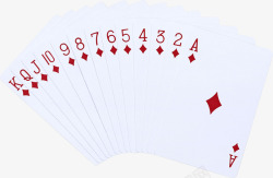 赌博免扣PNG图扑克方块高清图片