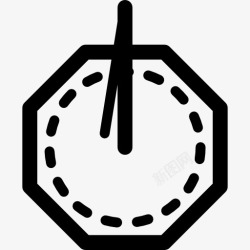 定时器时钟日晷图标高清图片