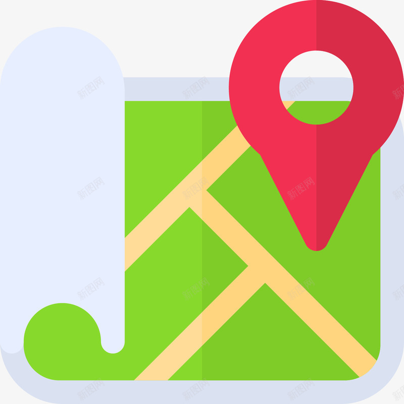 GPS定位地图矢量图图标eps_新图网 https://ixintu.com GPS定位地图 GPS定位系统 图标 地图图标 定位 导航 绿色 矢量图