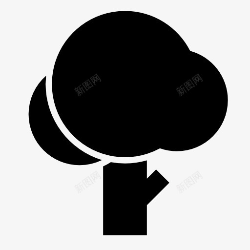 大树标识图标png_新图网 https://ixintu.com tree 树 树木