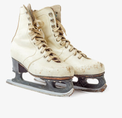 白色溜冰鞋素材
