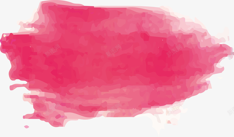 粉红色水彩笔刷png免抠素材_新图网 https://ixintu.com 水彩笔刷 矢量png 笔刷 粉色 粉色笔刷