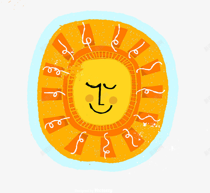 可爱儿童画太阳手绘png免抠素材_新图网 https://ixintu.com 儿童画 可爱 太阳 手绘 童趣 装饰图案 装饰画 黄色