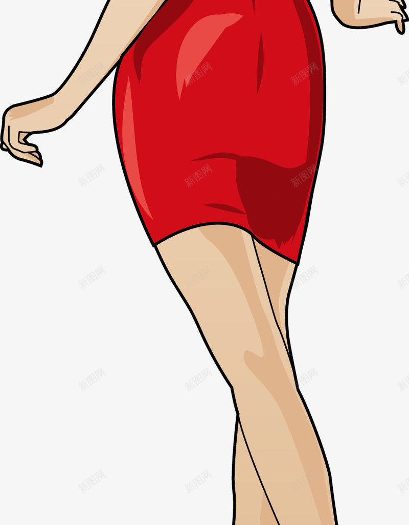 穿红色裙子的女人背景图png免抠素材_新图网 https://ixintu.com 女装 服装 服饰 百褶裙 矢量裙子 短裙 美丽裙子 裙子 裙子服饰 长裙