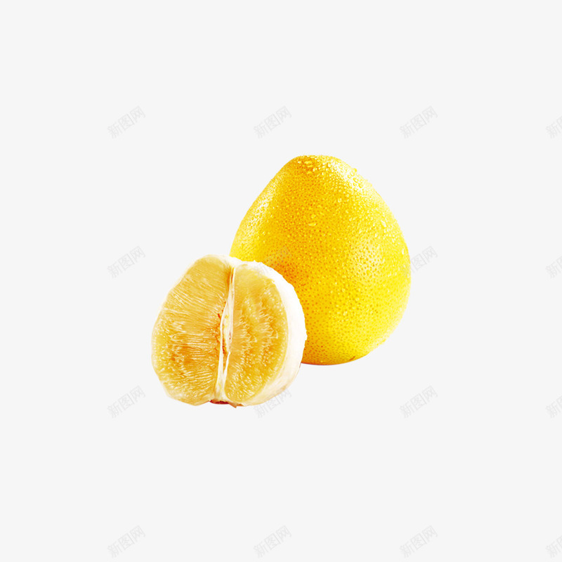黄色柚子图标png_新图网 https://ixintu.com 卡通水果 图标 插图 柚子 标识 水果 黄色柚子