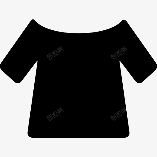 女T恤图标png_新图网 https://ixintu.com 女人 女孩 时尚 服装