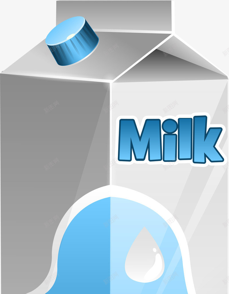 卡通盒装牛奶png免抠素材_新图网 https://ixintu.com milk 牛奶 盒装牛奶 营养牛奶 装饰图案 饮品 饮料