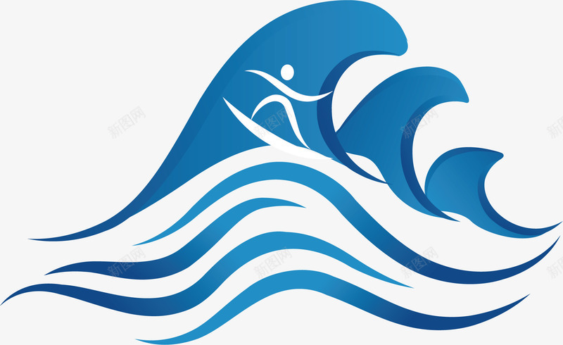 波浪标识图标png_新图网 https://ixintu.com 创意水浪 卡通水浪 古典水浪 古典波浪 水浪 水浪元素 水浪标识 波浪