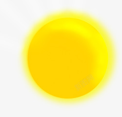 矢量太阳日出唯美精美黄色太阳日出阳光高清图片