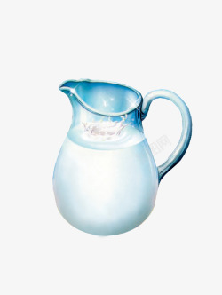 玻璃牛奶壶素材