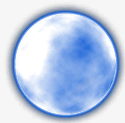 蔚蓝月亮素材