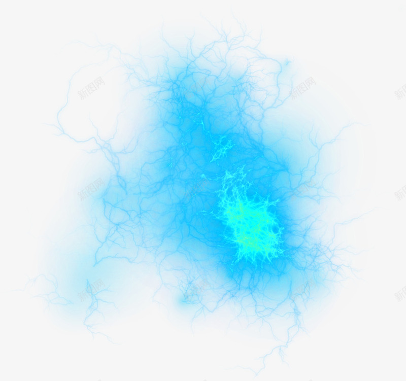 蓝色清新火焰效果元素png免抠素材_新图网 https://ixintu.com 免抠PNG 效果元素 清新 火焰 蓝色