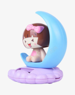 月亮女孩素材