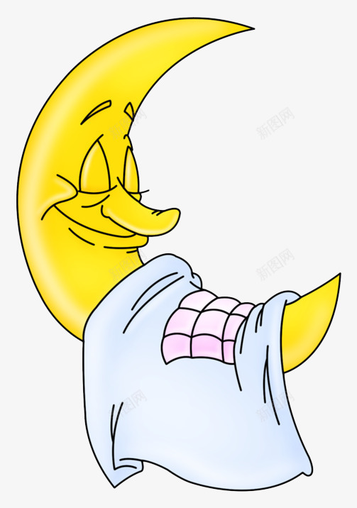 卡通弯月图标png_新图网 https://ixintu.com 卡通月牙 手绘弯月图片 手绘月牙 月亮图标 月牙剪影 月牙卡通