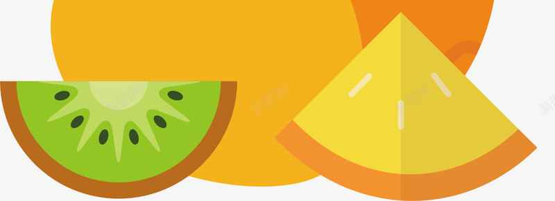 黄色菠萝矢量图ai免抠素材_新图网 https://ixintu.com 健康 手绘 水果 波浪纹 绿叶 菠萝 黄色 矢量图