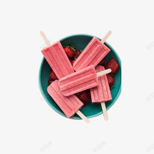 西瓜口味冰淇淋png免抠素材_新图网 https://ixintu.com 产品实物 水果 红色