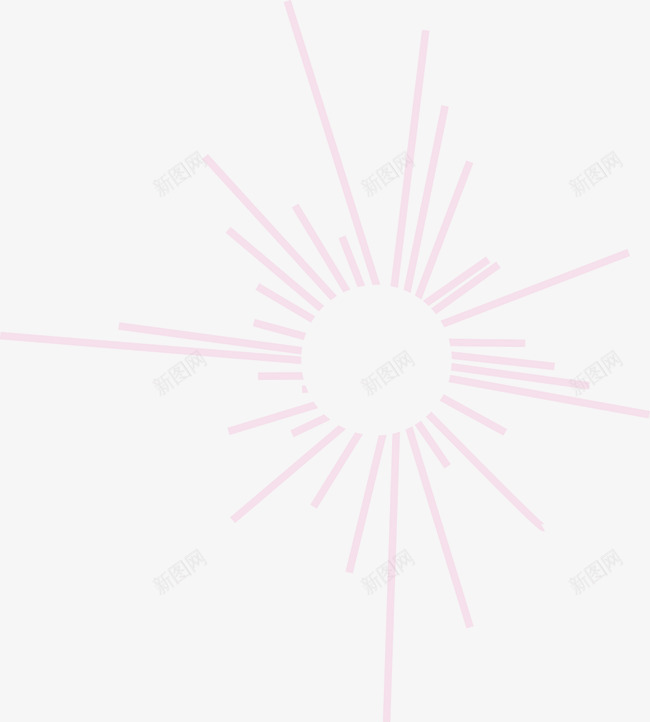 太阳光png免抠素材_新图网 https://ixintu.com 四射线 太阳 放射线