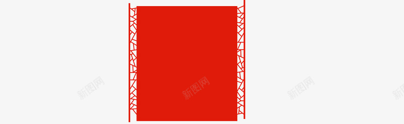 古风红色方块png免抠素材_新图网 https://ixintu.com 古风 方块 红色