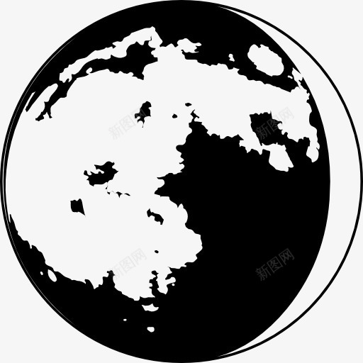 月亮相位符号坑图标png_新图网 https://ixintu.com 坑 天气 月亮 月相 相 符号 象征